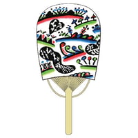 和田邦坊　ミニ小判うちわ 涼風だより　包装紙図案（琴平菓子）US30W-84