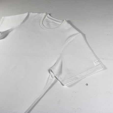 HOFI-027-emb [SHIRO-T] reboot vintage code.01（撚糸機 ホワイト刺繍）