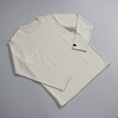 HOFI-016 リネンウールモンスターオンス 長袖Ｔシャツ：アイボリー