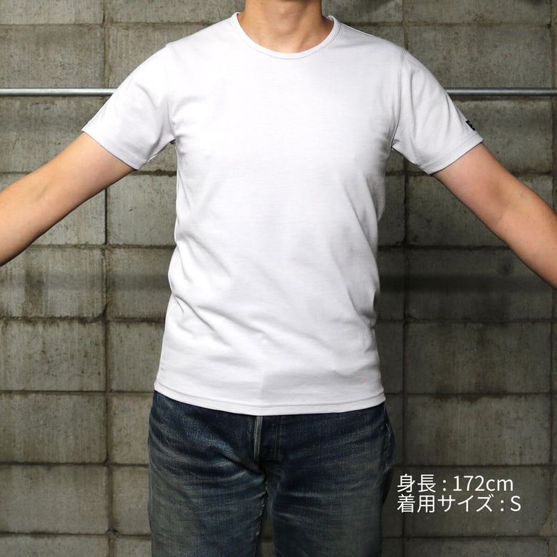 HOFI-015 インド超長綿 強撚Tシャツ：シルバー | 東大阪繊維研究所