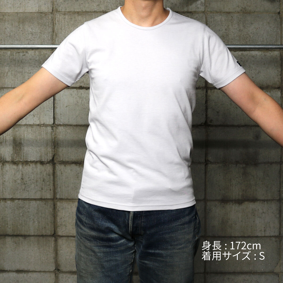 HOFI-015 インド超長綿 強撚Tシャツ：シルバー | 東大阪繊維研究所