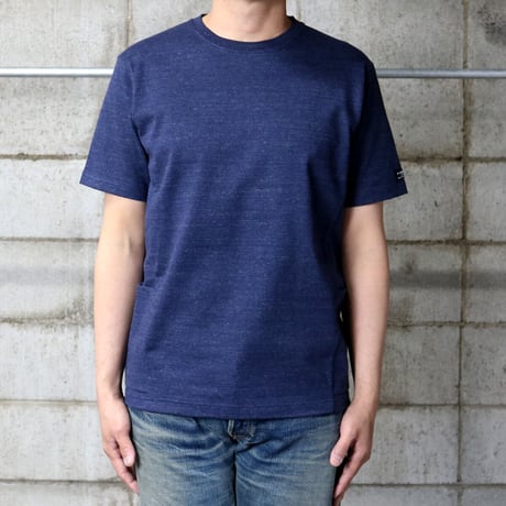 HOFI-024 ペルー超長綿 サイドポケットＴシャツ：インクブルー