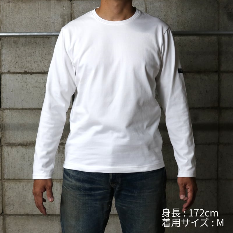 HOFI-023R オーガニック超長綿 タック襟長袖Tシャツ：フォレスト