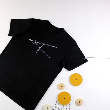 HOFI-028 ペンアートＴシャツ：33. 製図コンパス