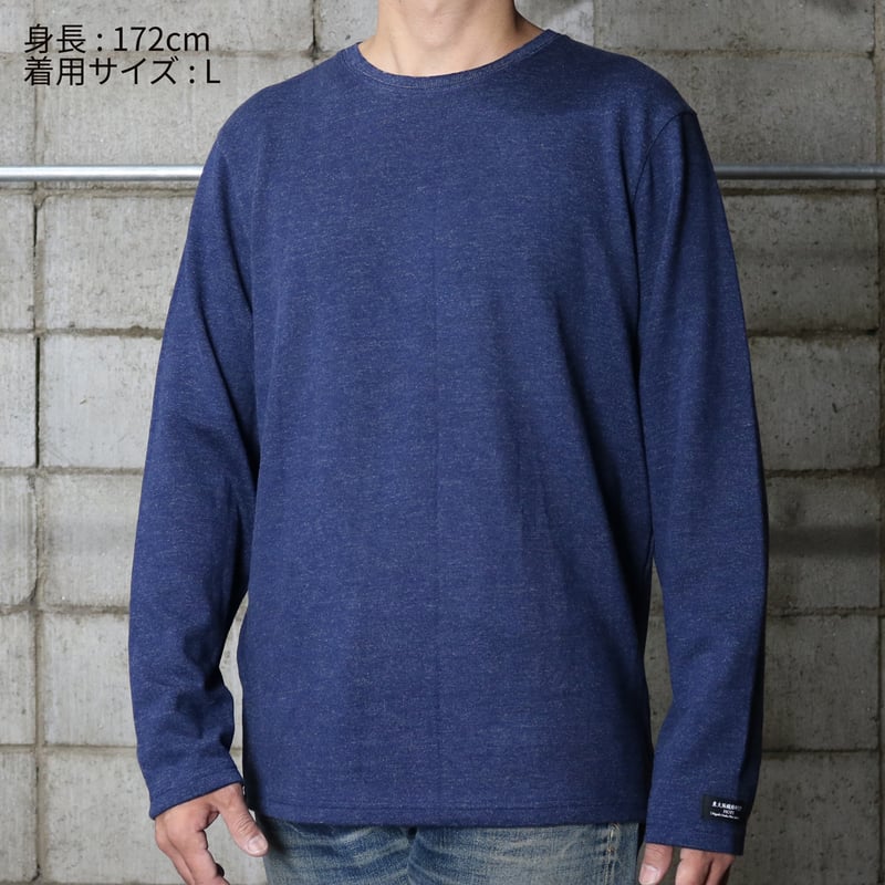 45R ウールカットソー　ブラック HOFI-016 リネンウールモンスターオンス 長袖Tシャツ： ブラック | 東