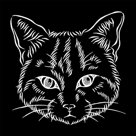 HOFI-028 ペンアートＴシャツ：44. 袖 ネコ