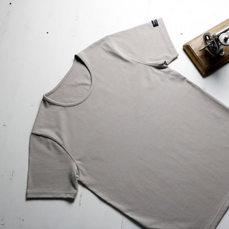 HOFI-015 インド超長綿 強撚Ｔシャツ：サンドベージュ