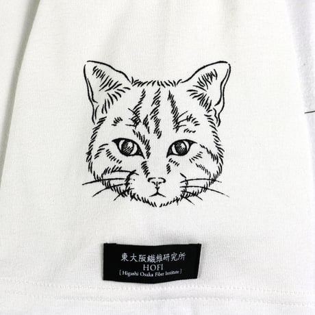 HOFI-028 ペンアートＴシャツ：44. 袖 ネコ