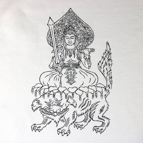 HOFI-028 ペンアートＴシャツ：17. 文殊菩薩