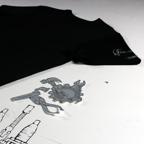 HOFI-028 ペンアートＴシャツ：37. 袖 カナヅチ