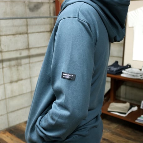 HOFI-035 [HOODIE] reboot vintage code.02：ティールブルー