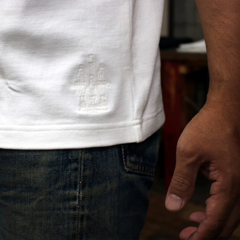 HOFI-027-emb [SHIRO-T] reboot vintage code.01（撚