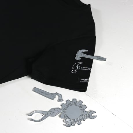 HOFI-028 ペンアートＴシャツ：37. 袖 カナヅチ