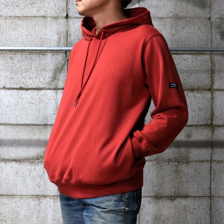 HOFI-035 [HOODIE] reboot vintage code.02：ブラウンレッド