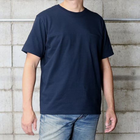 HOFI-019 インド超長綿 シームポケットＴシャツ：ネイビー