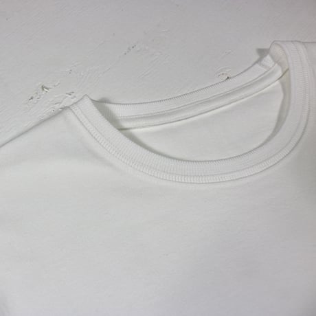 HOFI-029 スーピマ超長綿 強撚Ｔシャツ：ホワイト