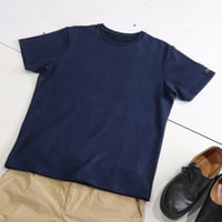 HOFI-012 リネンコットンモンスターオンスＴシャツ：ネイビー