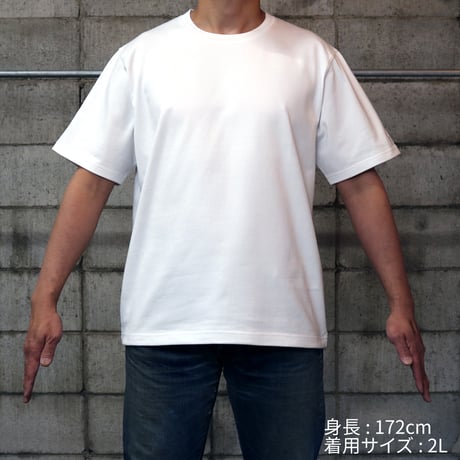 HOFI-027-emb [SHIRO-T] reboot vintage code.01（撚糸機 ホワイト刺繍）