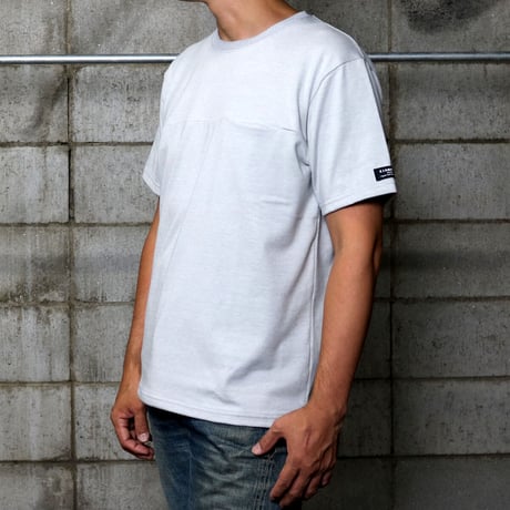 HOFI-019 インド超長綿 シームポケットＴシャツ：グレー