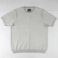 HOFI-045 コットン強撚 半袖プルオーバー：グレー杢