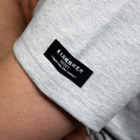 HOFI-024 ペルー超長綿 サイドポケットＴシャツ：グレー