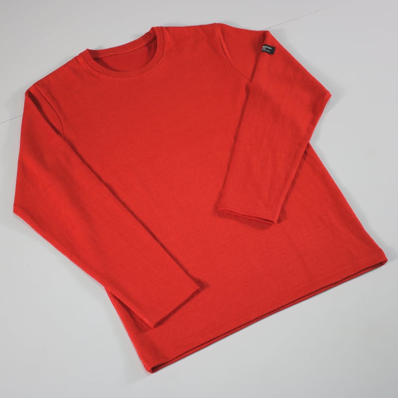 ANVIL / californiaperformanceiron/長袖Tシャツ/L/コットン/red長袖Tシャツ/L/コットン HOFI-049［モンスターオンス］リネンウール長袖Tシャツ：レッド | 東