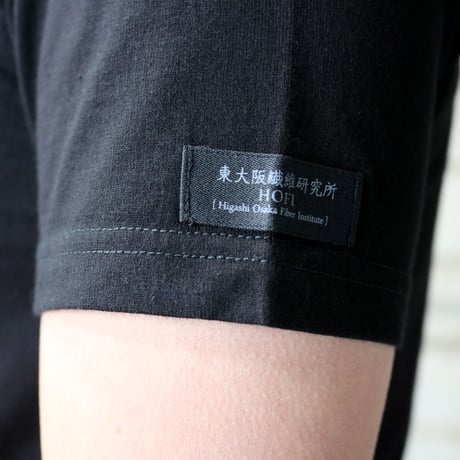 HOFI-015 インド超長綿 強撚Ｔシャツ：ブラック