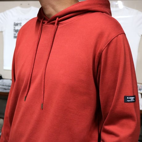 HOFI-035 [HOODIE] reboot vintage code.02：ブラウンレッド