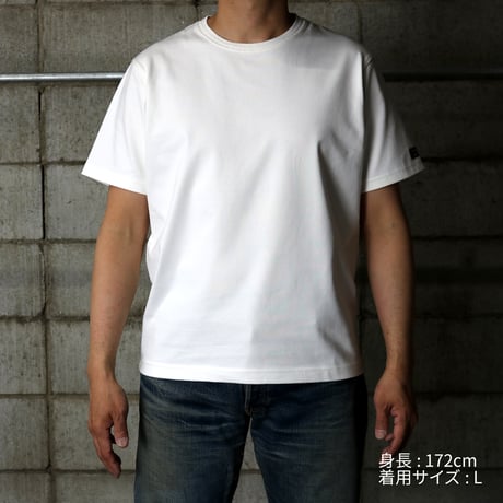 HOFI-021 オーガニック超長綿 タック襟Ｔシャツ：ナチュラル