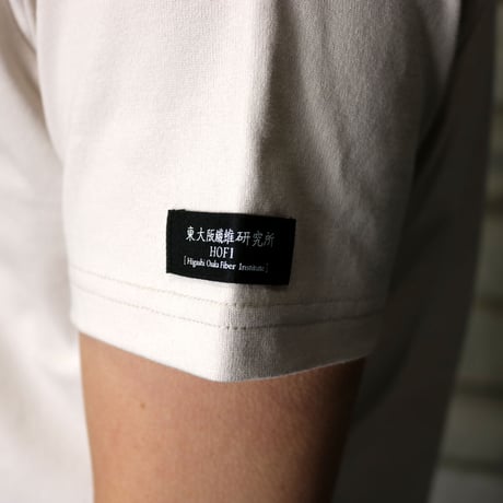 HOFI-021 オーガニック超長綿 タック襟Ｔシャツ：アッシュ