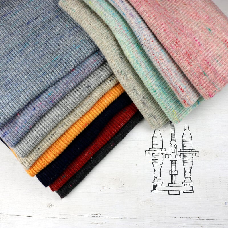マルジェラ マフラー FUDGE掲載 ネイビー オレンジストライプ comoli sb-scarf056_1.jpg