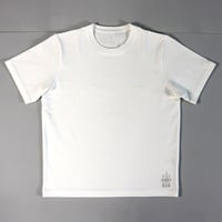 HOFI-027-emb [SHIRO-T] reboot vintage code.01（撚糸機 グレー刺繍）