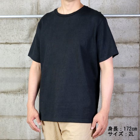HOFI-012 リネンコットンモンスターオンスＴシャツ：グレー