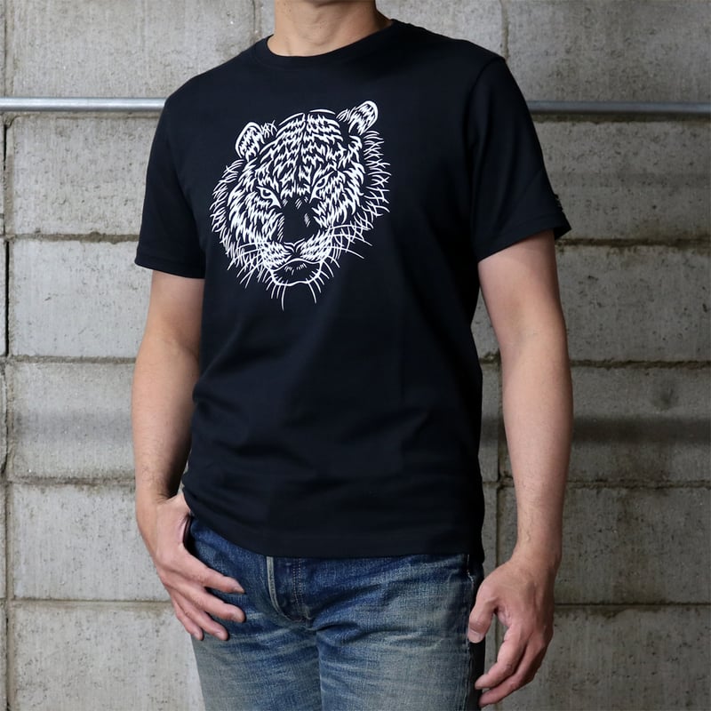 LGB アート刺繍 ブラックTシャツ サイズ0 善財童子 Tシャツ (刺繍) ブラック 6.2oz | BOSATSU BRAND｜ボサツ