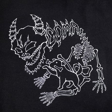 HOFI-028 ペンアートＴシャツ：9. COMA (dog+bone)