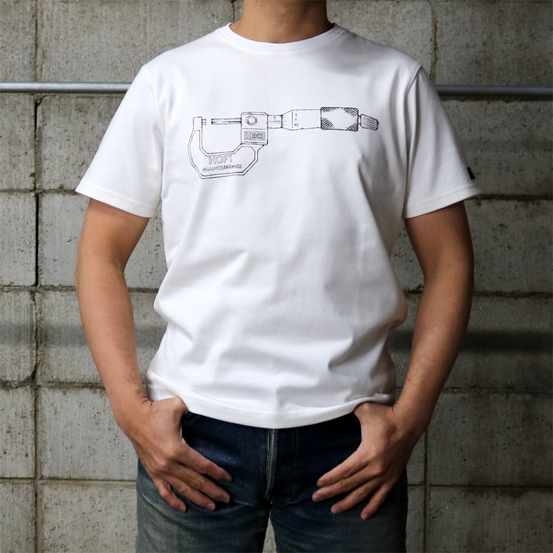 HOFI-028 ペンアートTシャツ：52. マイクロメーター | 東大阪繊維研究