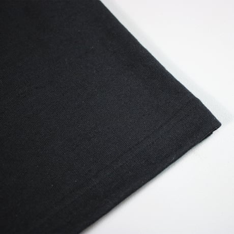 HOFI-052 リネンコットン強撚Ｔシャツ：ブラック