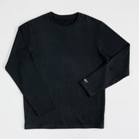 HOFI-016 リネンウールモンスターオンス 長袖Ｔシャツ： ブラック