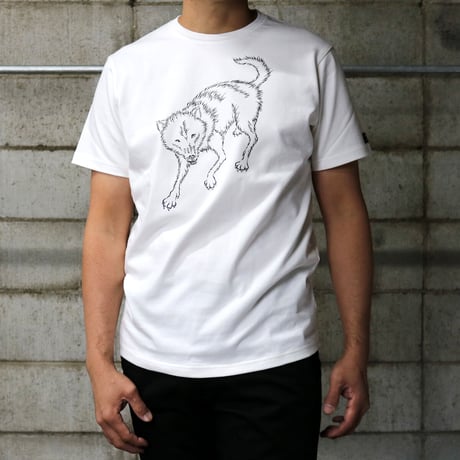 HOFI-028 ペンアートＴシャツ：30. ニホンオオカミ
