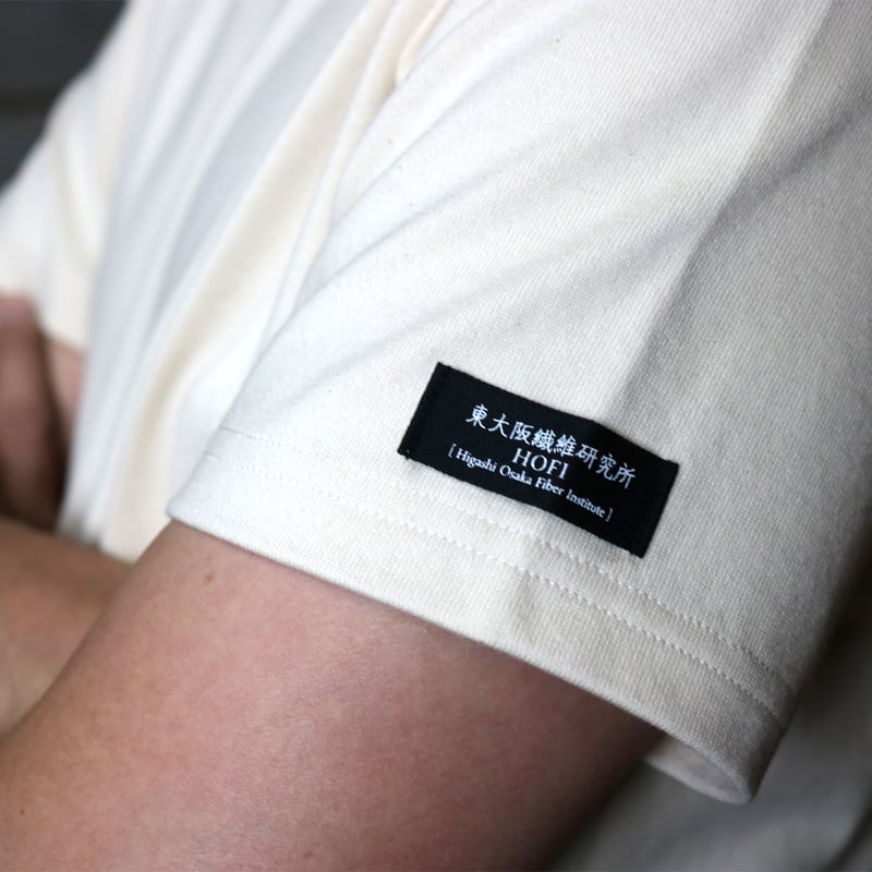 HOFI-021 オーガニック超長綿 タック襟Tシャツ：ナチュラル | 東大阪