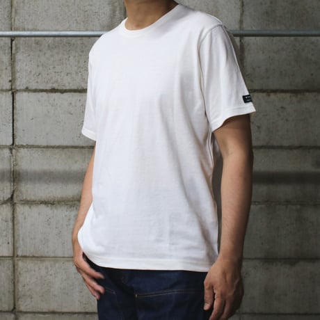 HOFI-052 リネンコットン強撚Ｔシャツ：ホワイト