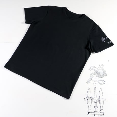HOFI-028 ペンアートＴシャツ：37. 袖 カナヅチ