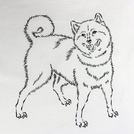 HOFI-028 ペンアートＴシャツ：32. 柴犬