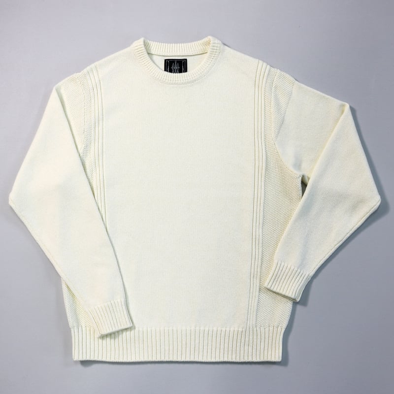 HOFI-038 コットンウールセーター：アイボリー | 東大阪繊維研究所