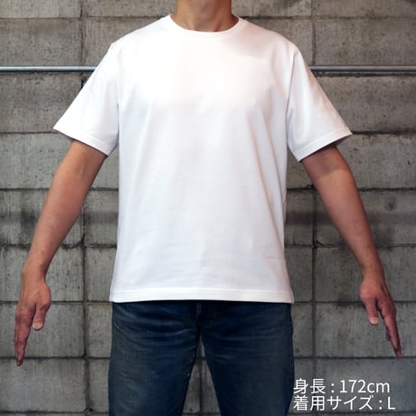 HOFI-027-emb [SHIRO-T] reboot vintage code.01（撚糸機 ホワイト刺繍）
