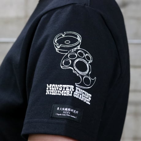 HOFI-028 ペンアートＴシャツ：43. 西森チャンネル （袖：ナックル）