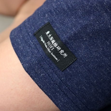 HOFI-024 ペルー超長綿 サイドポケットＴシャツ：インクブルー