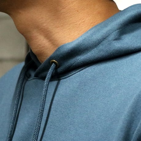 HOFI-035 [HOODIE] reboot vintage code.02：ティールブルー