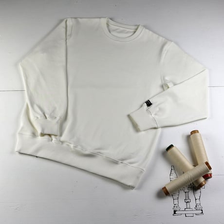 HOFI-020 モンスターオンス 天竺スウェット：ホワイト