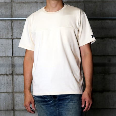 HOFI-019 インド超長綿 シームポケットＴシャツ：生成り